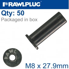 RAWLNUT M8X27.9MM X50-BOX